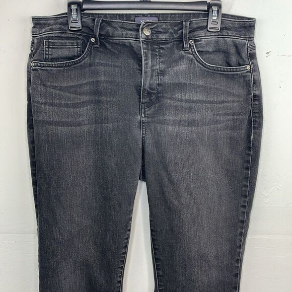 NYDJ Alina Legging Lift Tuck Technology Black Jeans size 12 - Picture 2 of 11